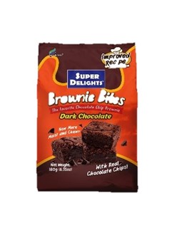 Prifood Super Delights Dark Brownie Bites 180g